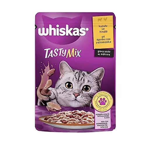 پوچ گربه بالغ ویسکاس گوشت بره و بوقلمون 85 گرم