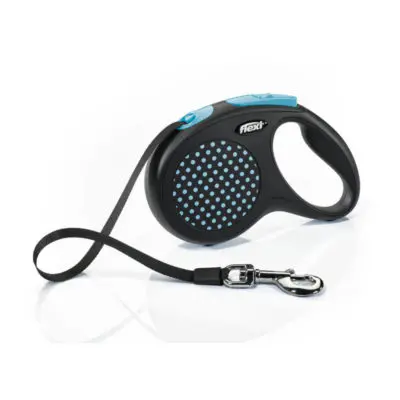 قلاده 5 متری فلکسی Flexi مدل Design Cord رنگ آبی سایز M